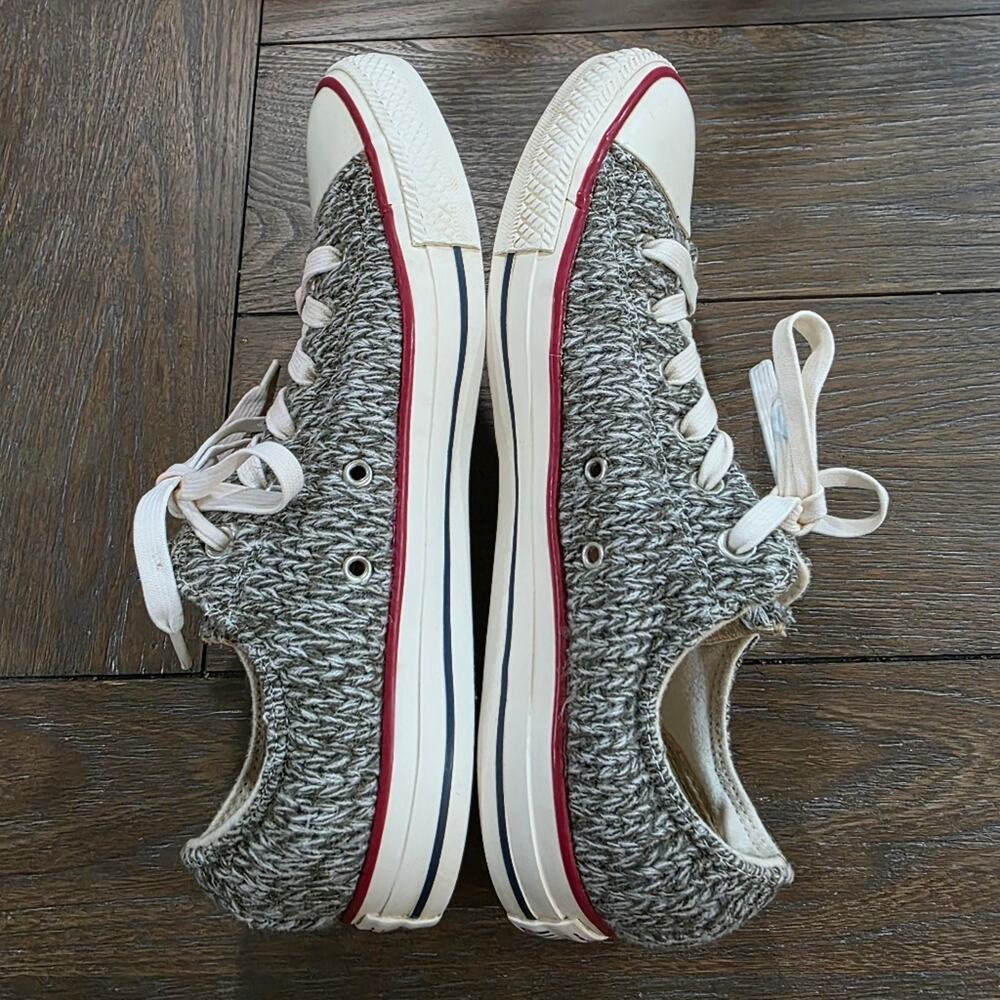 Converse Chuck Taylor All Star Heathered Knit Low Top Sneaker, Women's Size 10 - Picture 5 of 9